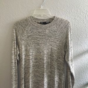 Long sleeve knit swing dress